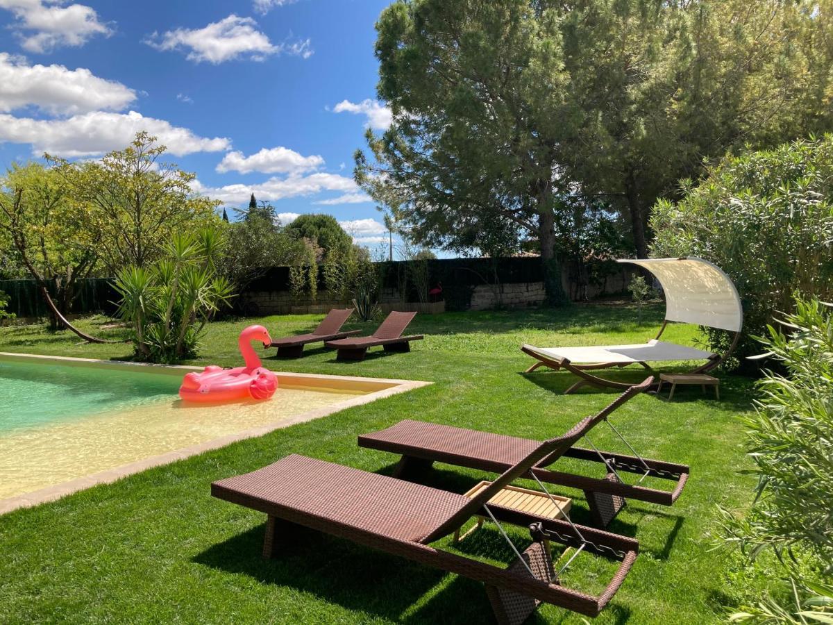 Le Patio, Chambres D Hotes Pour Adultes En Camargue, Possibilite De Naturisme A La Piscine, Aimargues Exterior foto